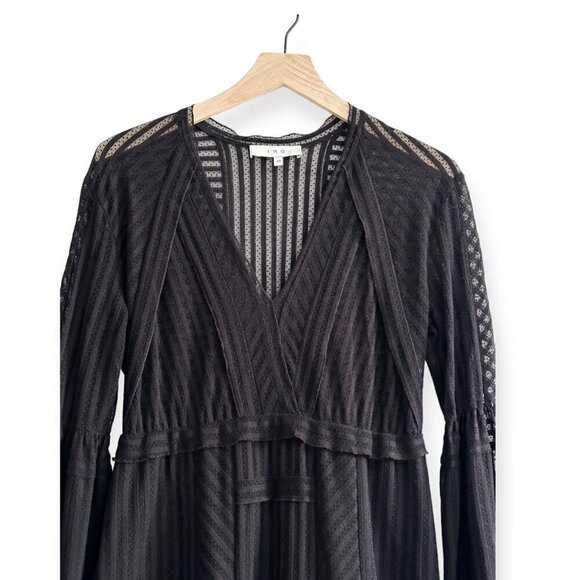 Iro Gwen Black Mesh Dress, Size‎ 40 EU/M - Picture 15 of 16